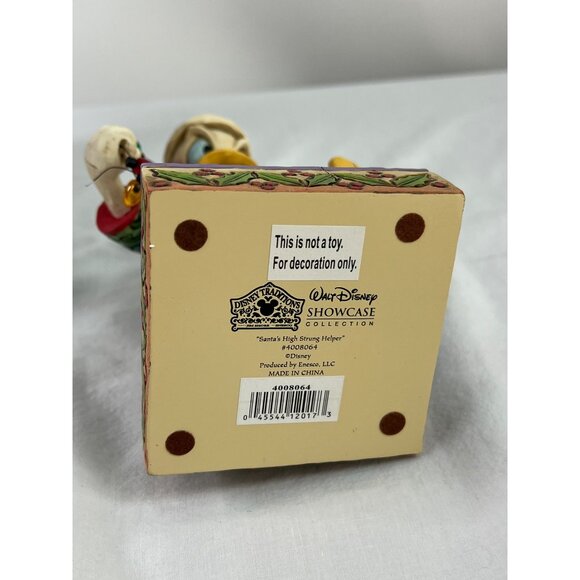 Disney Traditions Donald Duck Santas High Strung Helper Jim Shore Figurine Chris - Picture 6 of 9